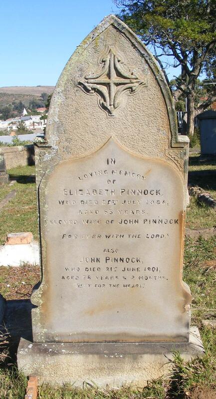 PINNOCK John -1901 & Elizabeth -1888