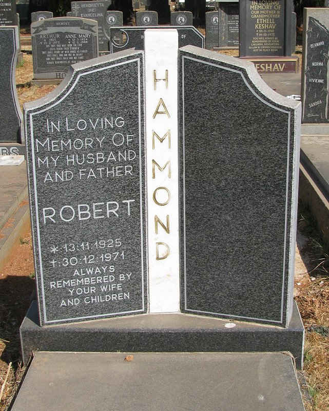 HAMMOND Robert 1925-1971