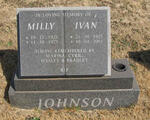 JOHNSON Ivan 1925-2002 & Milly 1925-1975