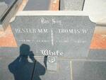 WHITE Thomas W. 1909-1971 & Hester M.M. 1913-1972