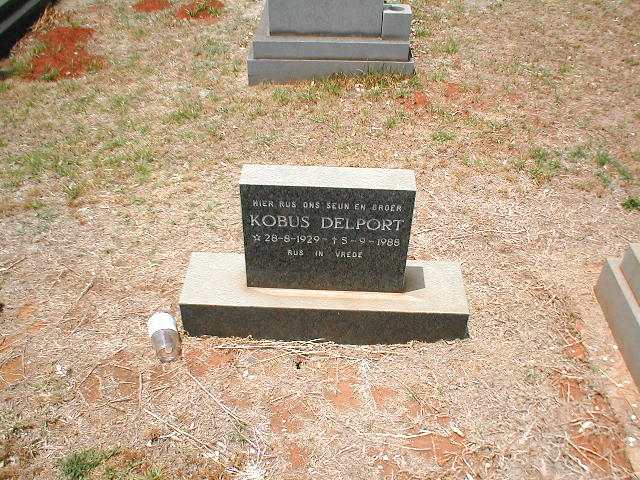 DELPORT Kobus 1929-1988