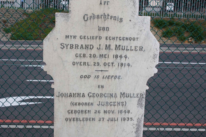 MULLER Sybrand J.M. 1844-1914 & Johanna Georgina JURGENS 1848-1935