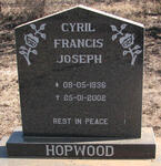 HOPWOOD Cyril Francis Joseph 1936-2002