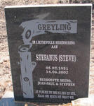 GREYLING Stefanus 1951-2002
