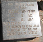 WEYERS Marie 1922-1994