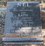 NEL Katie nee LANDMAN 1903-1993
