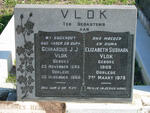 VLOK Gerhardus J.J. 1888-1968 & Elizabeth Sushara VLOK 1909-1978