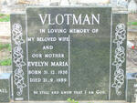 VLOTMAN Evelyn Maria 1936-1989