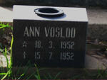 VOSLOO Ann 1952-1952