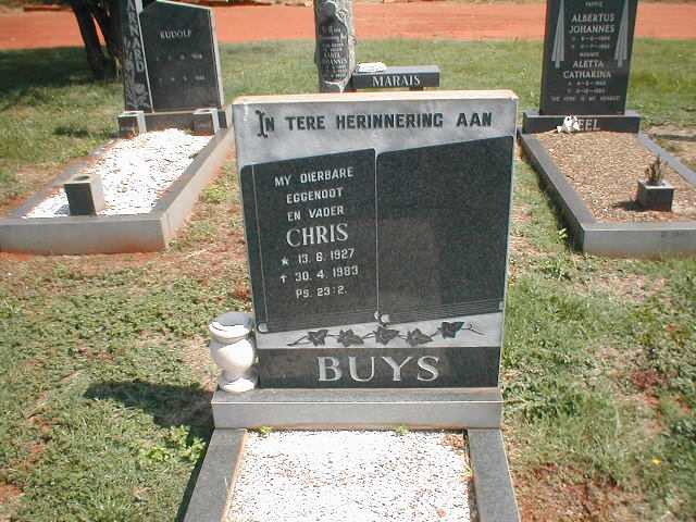 BUYS Chris 1927-1983