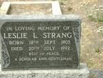STRANG Leslie L. 1905-1992