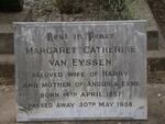 EYSSEN Margaret Catherine, van 1887-1958