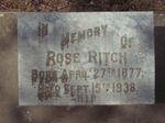RITCH Rose 1877-1938