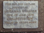 STANDER Johanna 1914-1914
