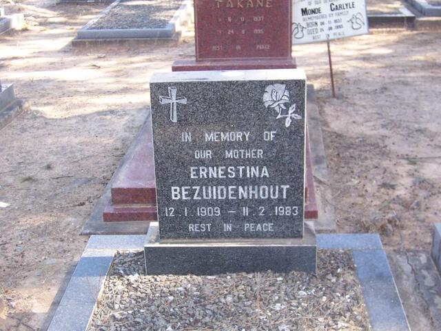 BEZUIDENHOUT Ernestina 1909-1983