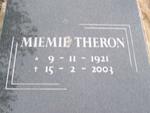 THERON Miemie 1921-2003