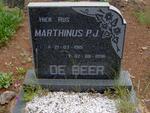 BEER Marthinus P.J., de 1915-1996