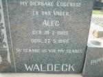 WALDECK Alec 1909-1965