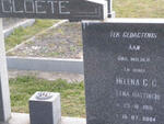 CLOETE Johan D. 1905-1985 & Helena C.C. HATTINGH 1915-2004
