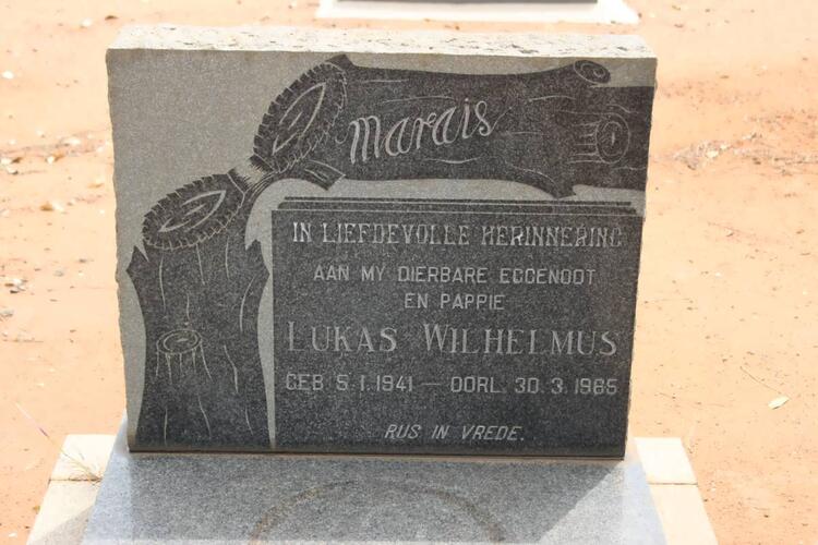 MARAIS Lukas Wilhelmus 1941-1985