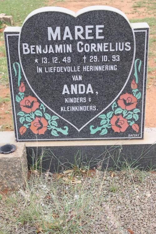 MAREE Benjamin Cornelius 1948-1993