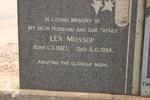 MOSSOP Len 1887-1954