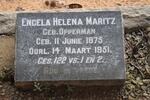 MARITZ Engela Helena nee OPPERMAN 1875-1951