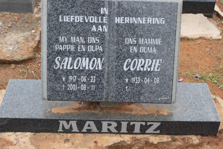 MARITZ Salomon 1917-2001 & Corrie 1933-