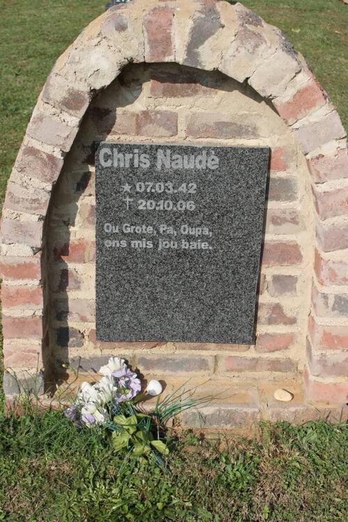 NAUDÉ Chris 1942-2006