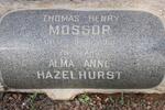 MOSSOP Thomas Henry -1918 :: HAZELHURST Alma Anne