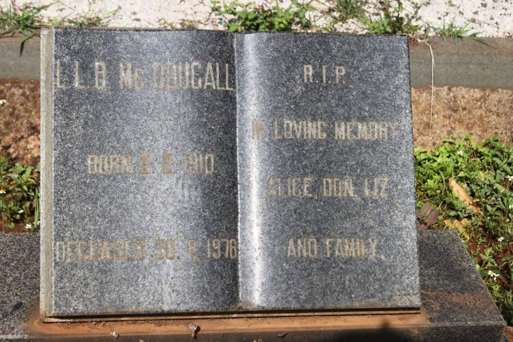McDOUGALL L.L.B. 1910-1976