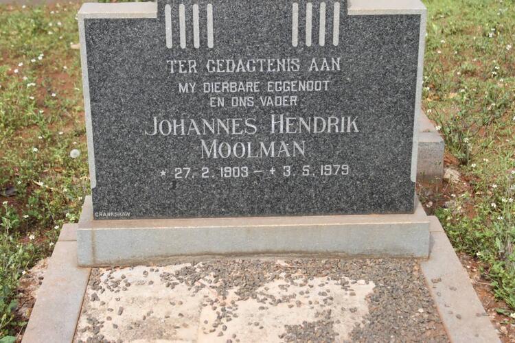 MOOLMAN Johannes Hendrik 1903-1979