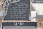 MARX Maria Jacoba nee DE LANGE 1914-1981