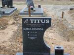 TITUS Maria Johanna 1939-2000