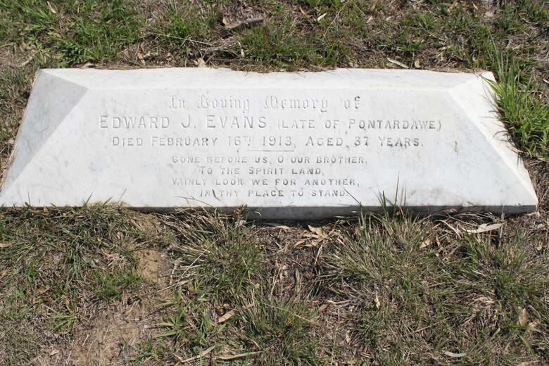 EVANS Edward J. -1913