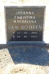 ROOYEN Susanna Christina Magdalena, van 1906-2000