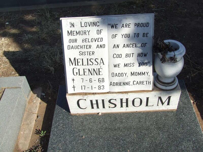 CHISHOLM Melissa Glenne 1968-1983