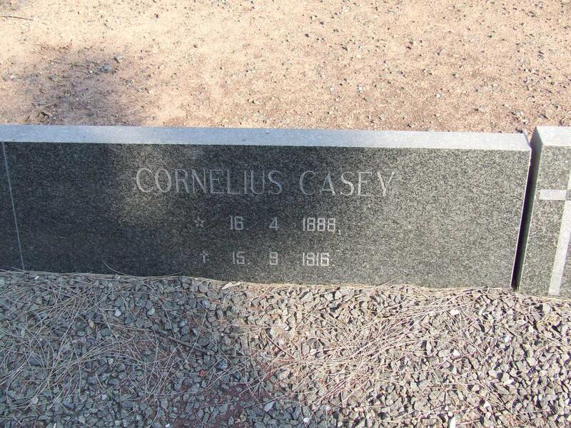 CASEY Cornelius 1888-1916