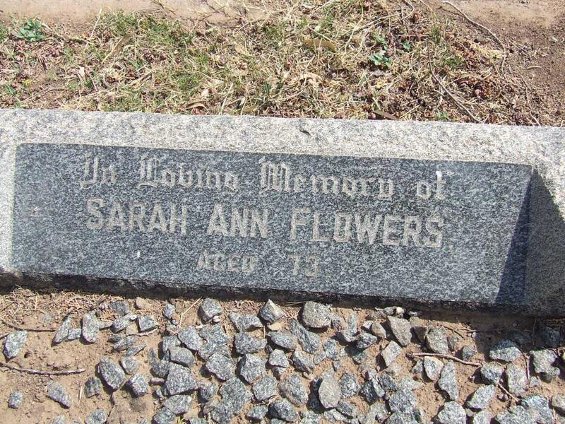 FLOWERS Sarah Ann