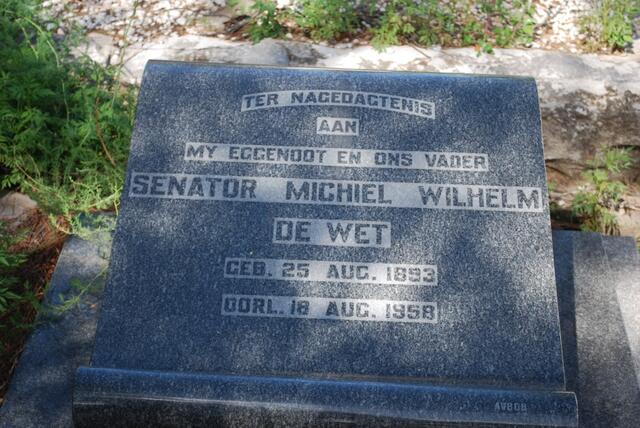 WET Michiel Wilhelm, de 1893-1958