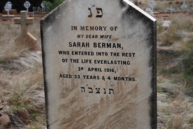 BERMAN Sarah -1916