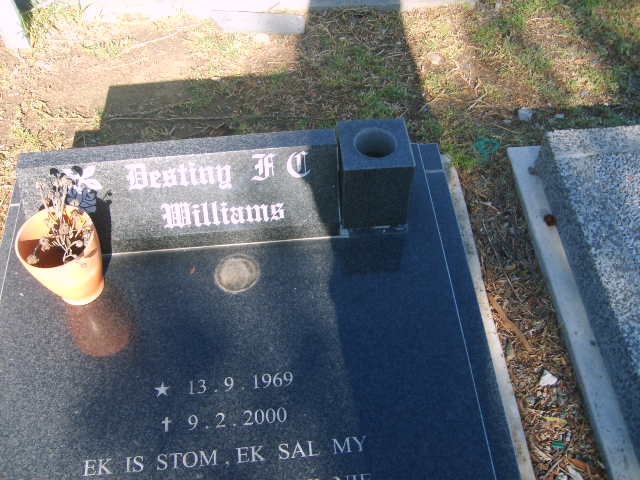 WILLIAMS Benny F.C. 1969-2000