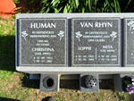 HUMAN Christina nee APPEL 1915-2007 :: RHYN Loppie, van 1921-1994 & Mita BRINK 1923-2008