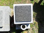 JONGH J.M.S., de 1915-1996 & Danetta Johanna 1921-1998