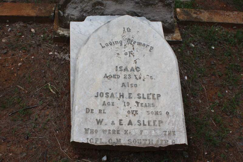 SLEEP Isaac :: SLEEP Joseph E.