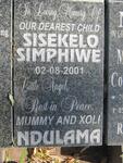 NDULAMA Sisekelo Simphiwe -2001