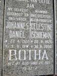BOTHA Johannes Daniel 1922-199? & Celestine SCHOEMAN 1925-2002