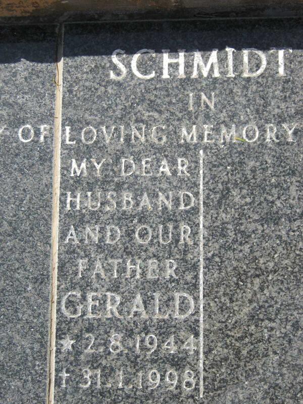 SCHMIDT Gerald 1944-1998
