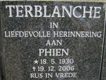 TERBLANCHE Phien 1930-2006