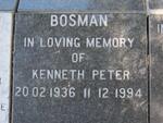 BOSMAN Kenneth Peter 1936-1994